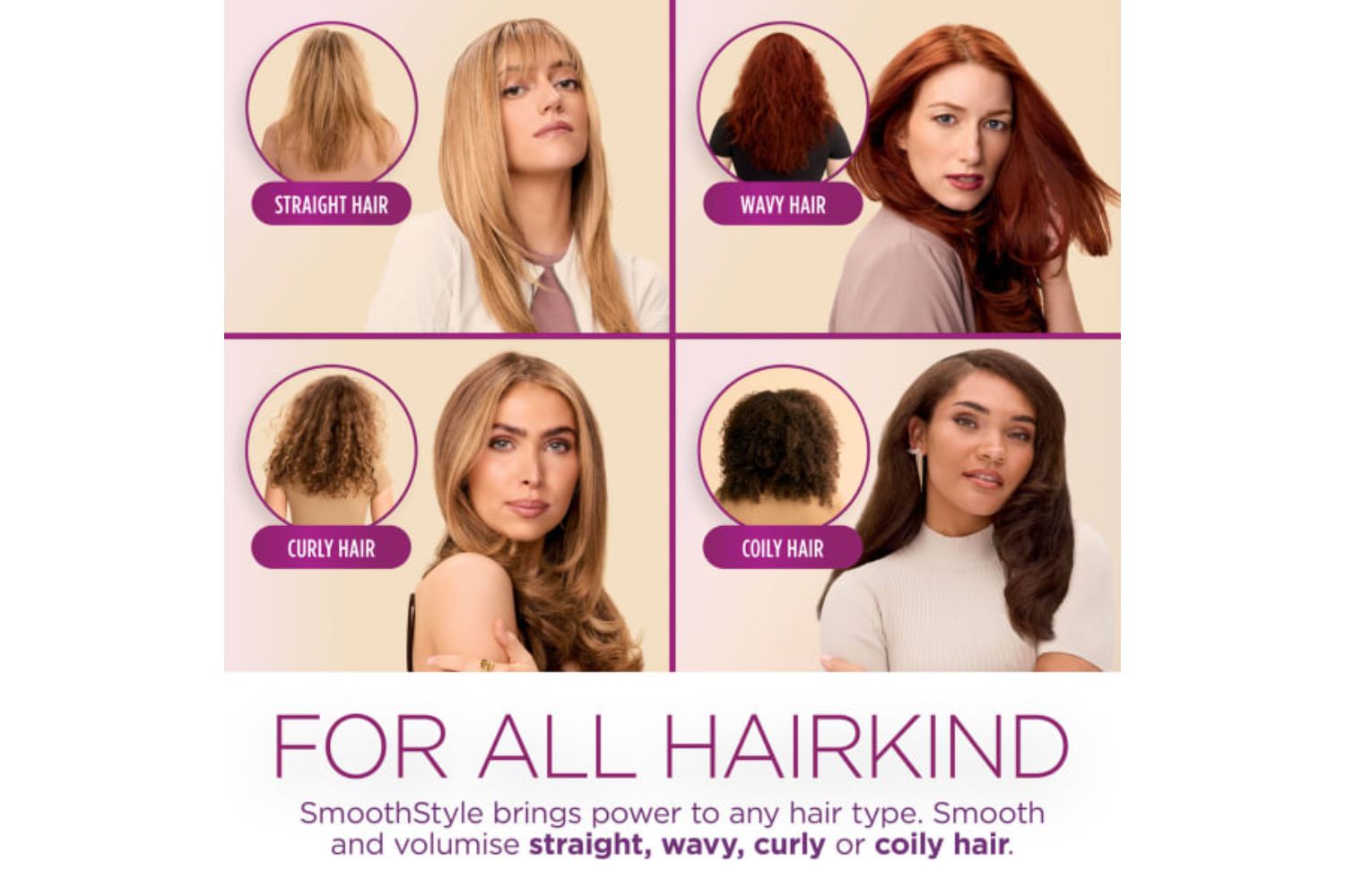 Shark SmoothStyle Hot Brush & Smoothing Comb | HT202UK | Silk