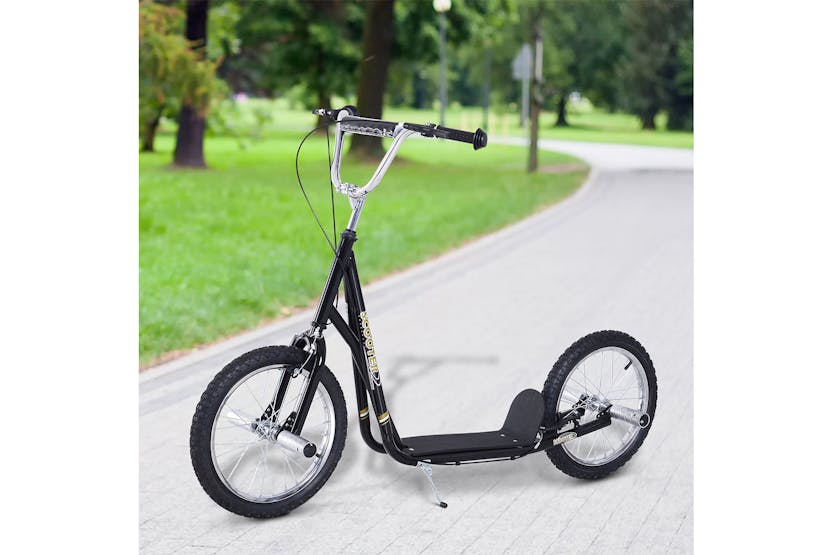 Homcom 53-0016 16" Kids Bicycle Scooter | Black