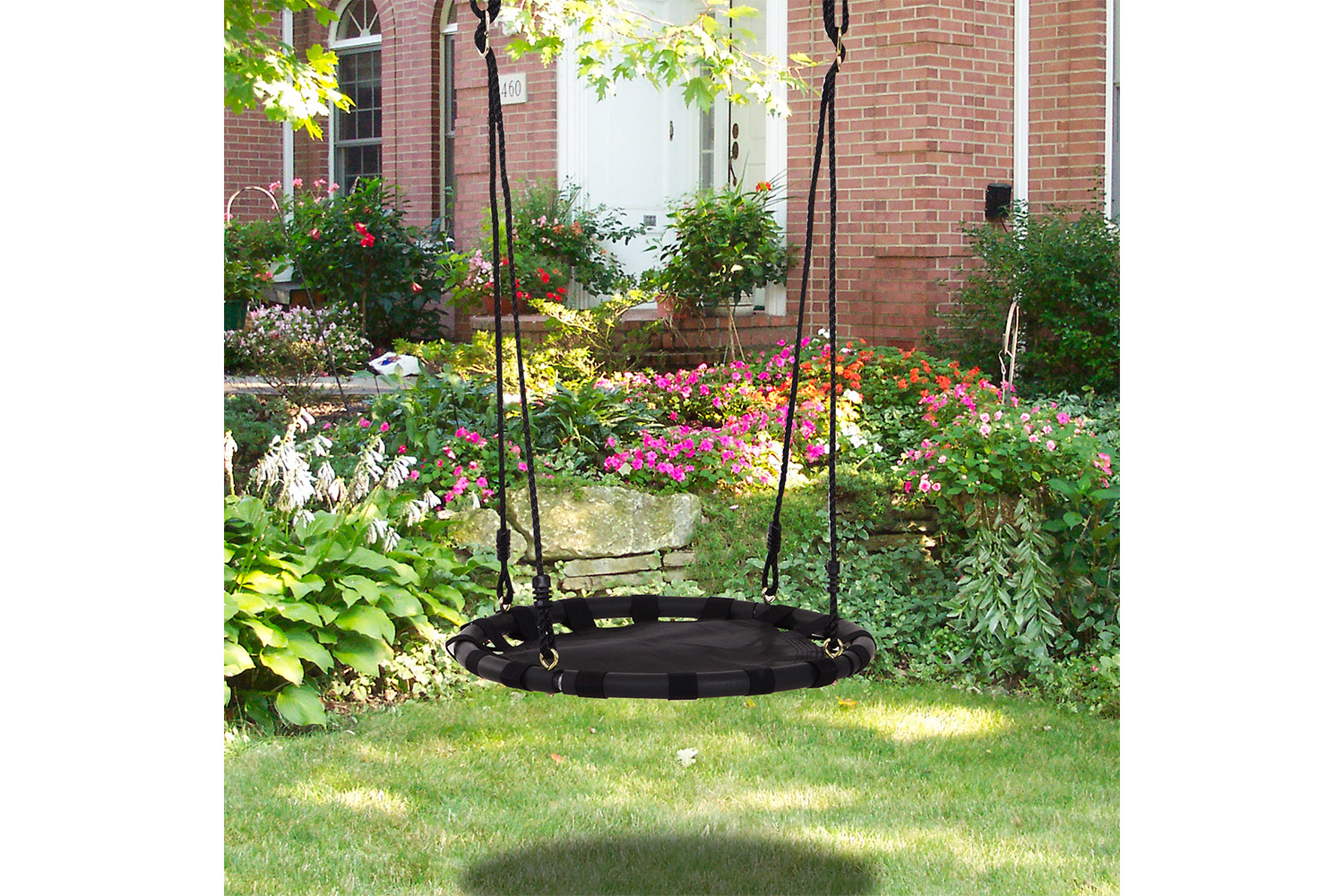 Homcom 84A-094 60cm Kids Hanging Tree Swing Nest | Black