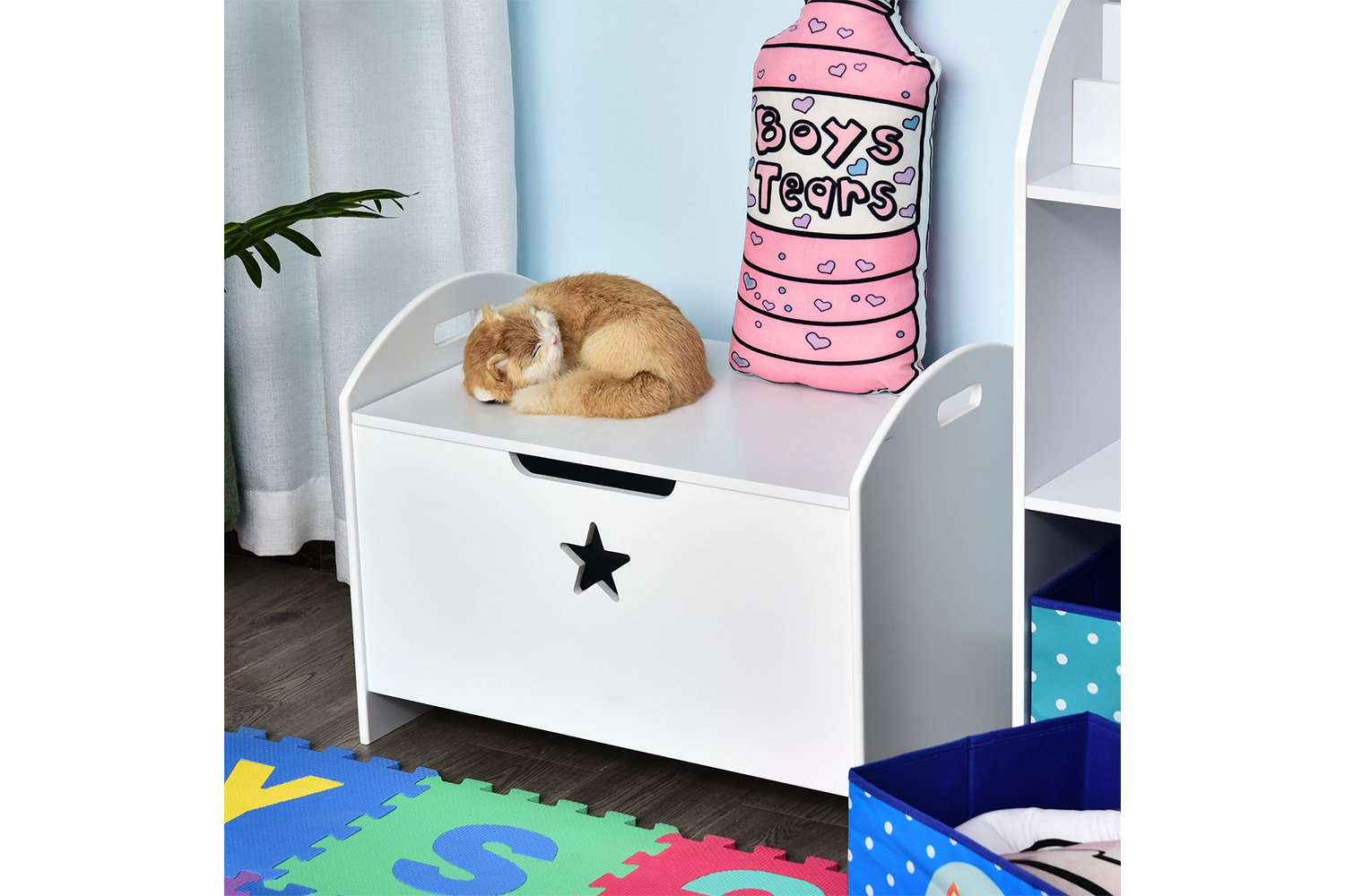 Homcom 311-003 Toy Storage Box | White