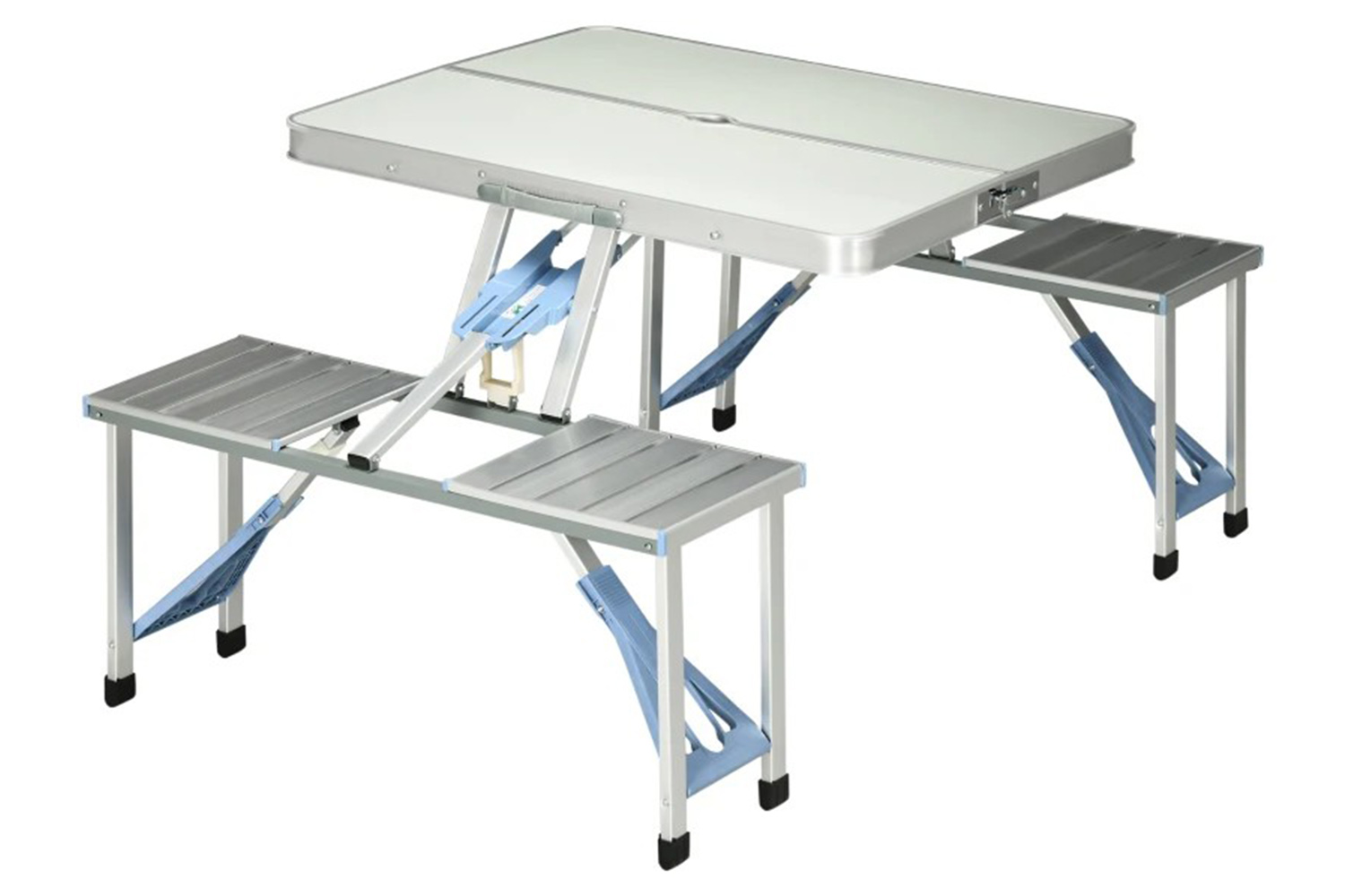 Homcom 01-0010 Outsunny Aluminum Portable Picnic Table Chair Set