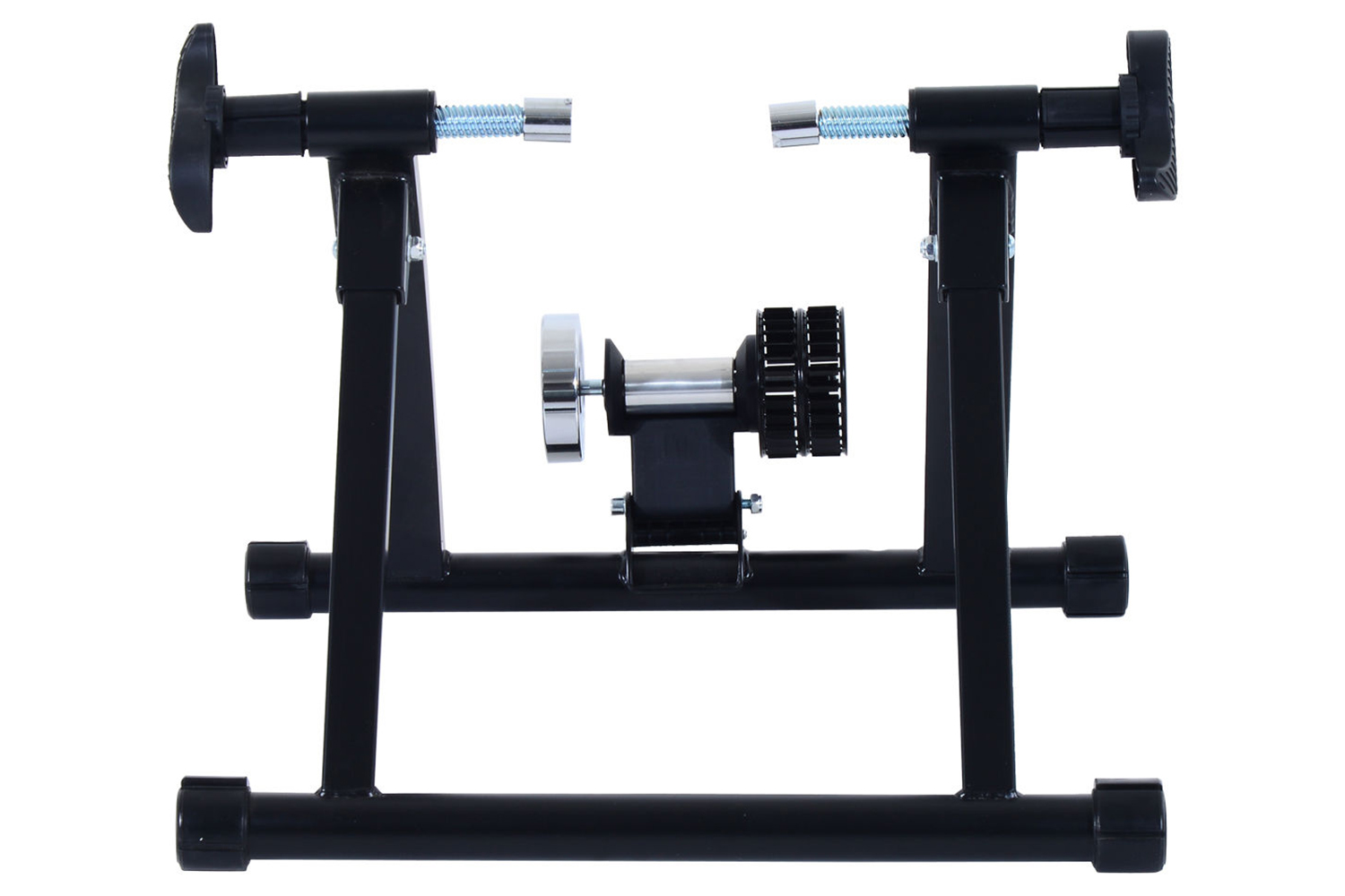 Homcom 5661-0020BL Stationary Bike Stand Foldable Indoor Bicycle Trainer | Black