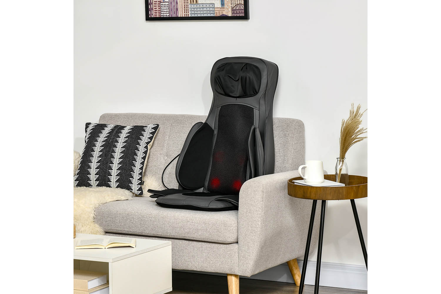 Homcom 700-162V70BK Homedics Chair Massager | Black