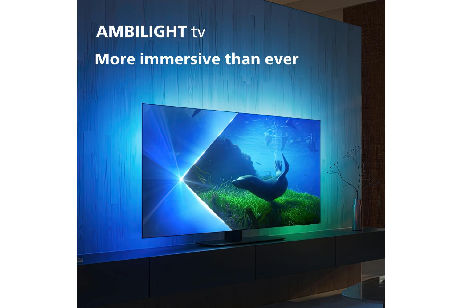 COMPRAR Tv LED 65(164cm) PHILIPS 65PUS8558/12 Smart TV 4K Ultra HD Google TV  Ambilight: 3 P5 HDR10+ Compatible ONLINE 881.00€
