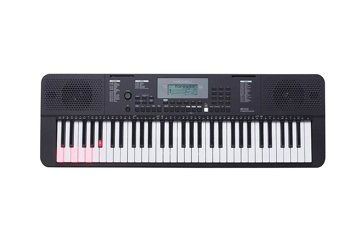 Medeli Ik100 - Light Up Keyboard, 61 Touch Sensitive, 2 X 2.