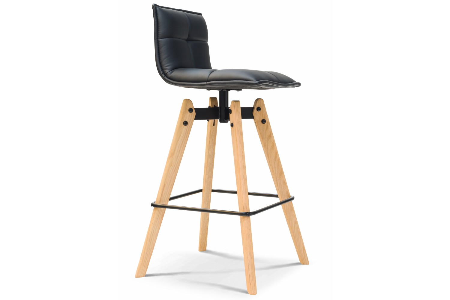 Block Bar Stool | Black