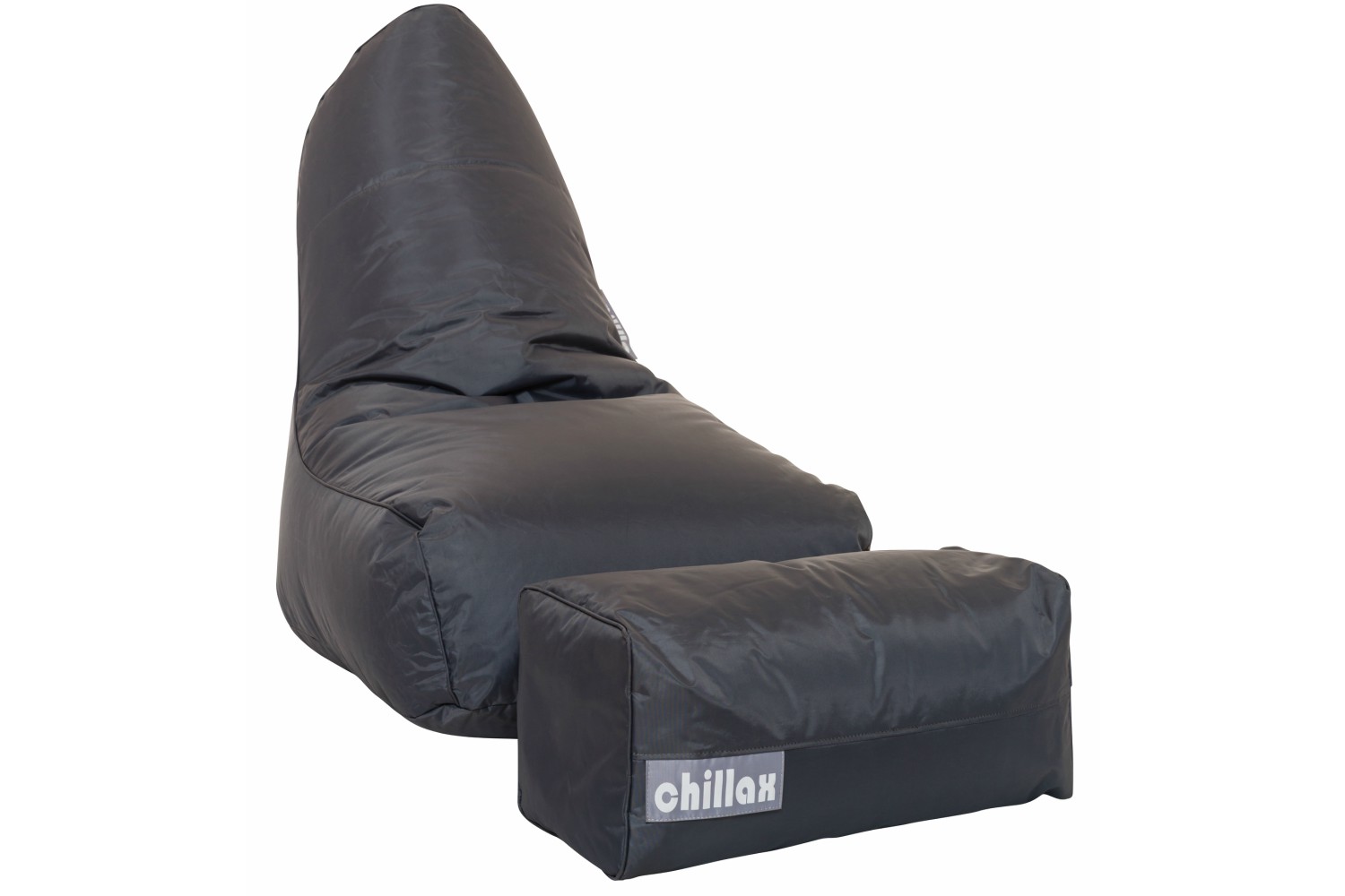 Chillax Seat & Footrest Bean Bag | Grey