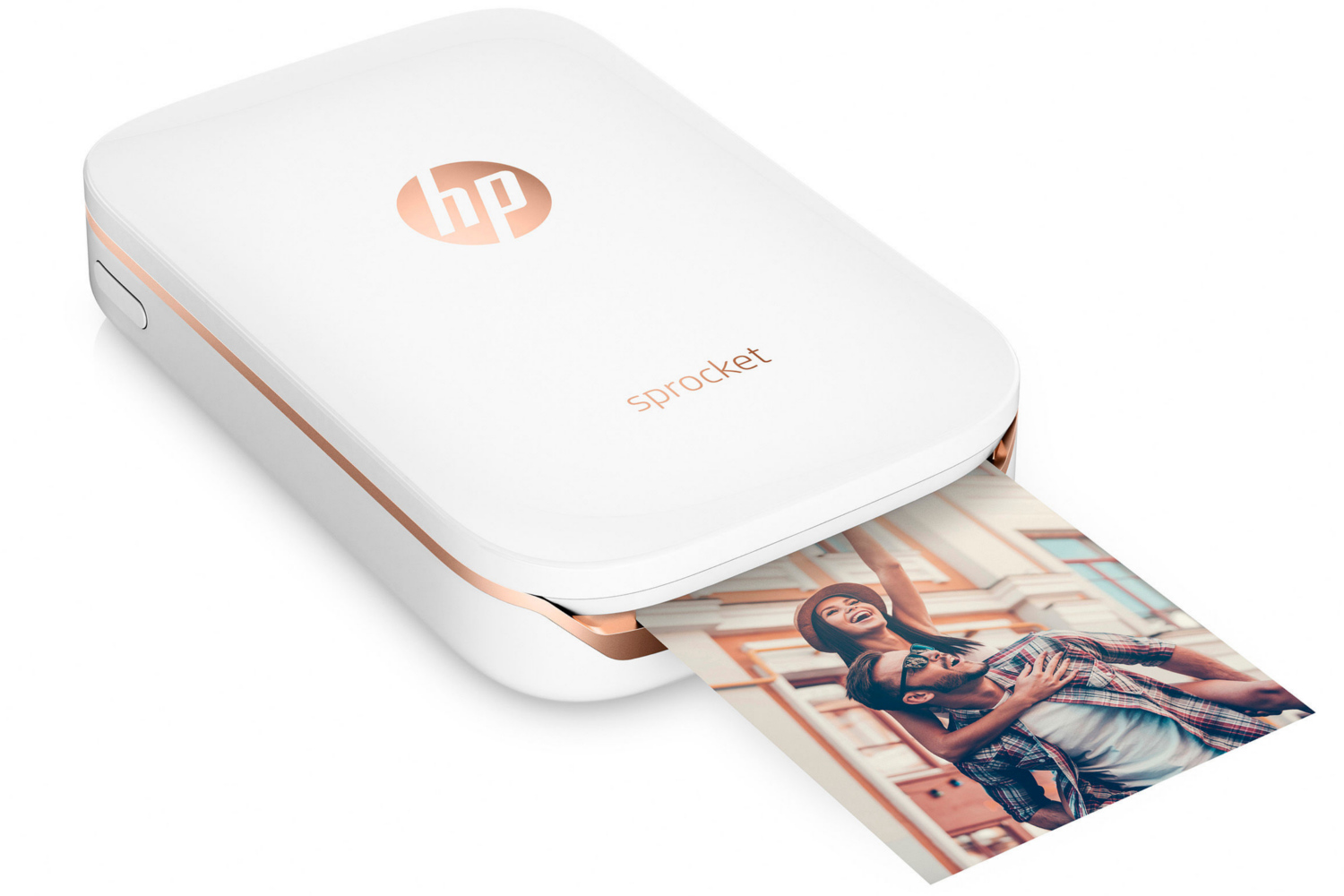 HP Sprocket Portable Photo Printer | White & Rose Gold