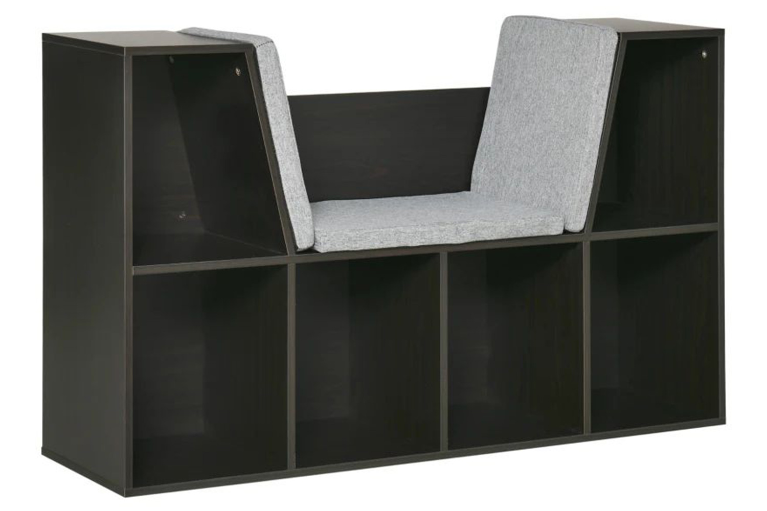 Homcom 311-046BN Kids Bookcase Shelf Storage Cabinet Unit | Brown