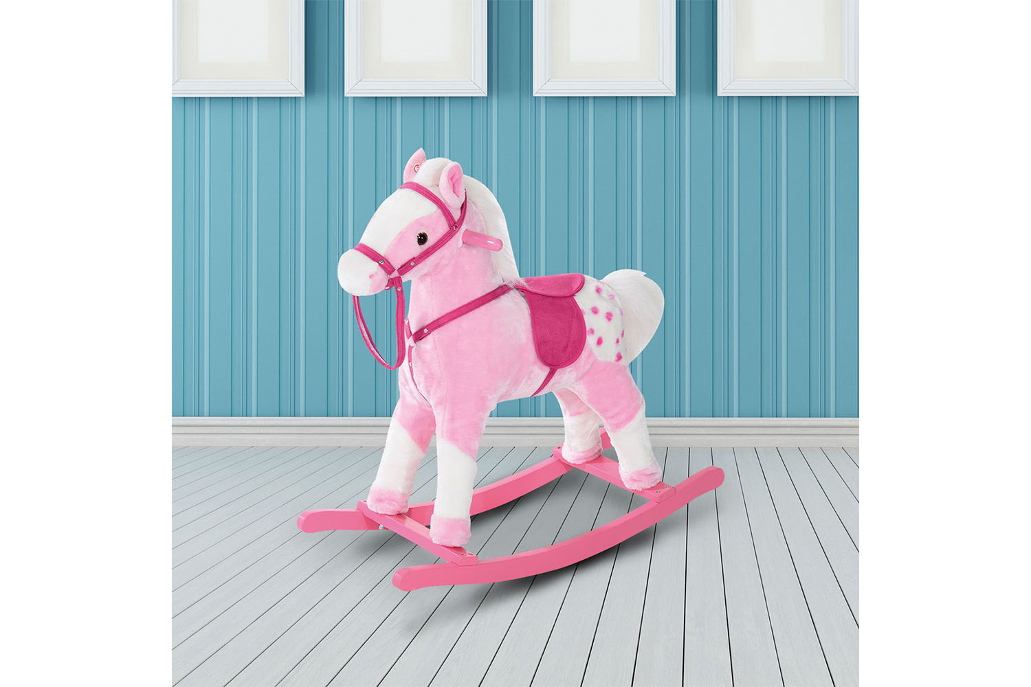 Homcom 330-004PK Childrens Rocking Horse | Pink