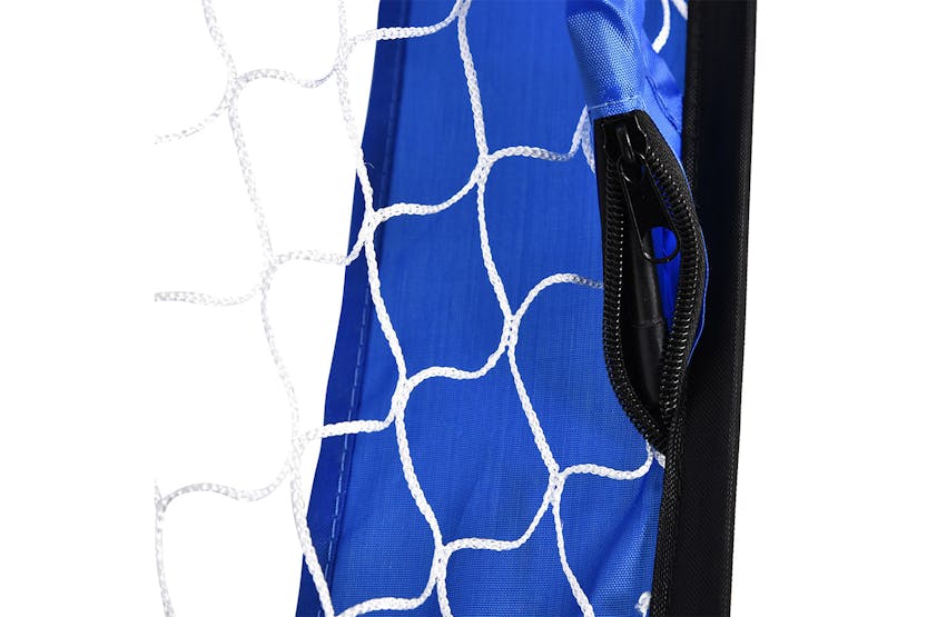 Homcom A62-014 2 in 1 Pop Up Kids Soccer Nets | Blue