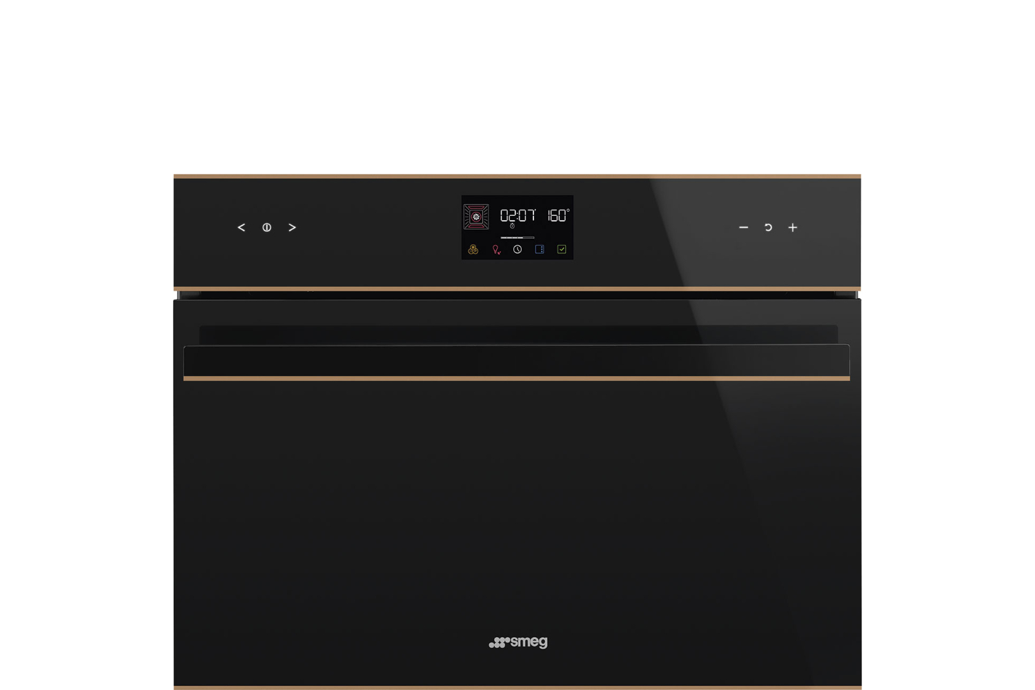 Smeg Dolce Stil Novo Combination Microwave Oven | SO4602M1NR | Black