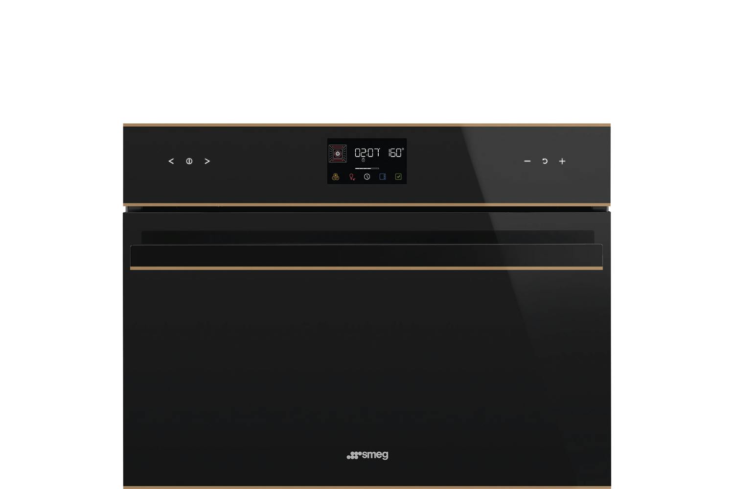 Smeg Dolce Stil Novo Combination Microwave Oven | SO4602M1NR | Black
