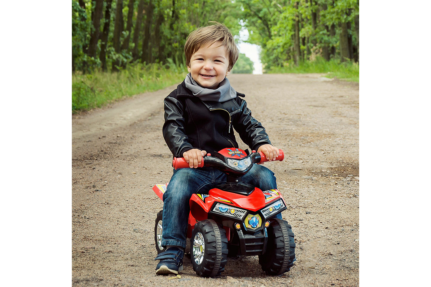 Homcom 370-054 Kids Sliding Car | Red