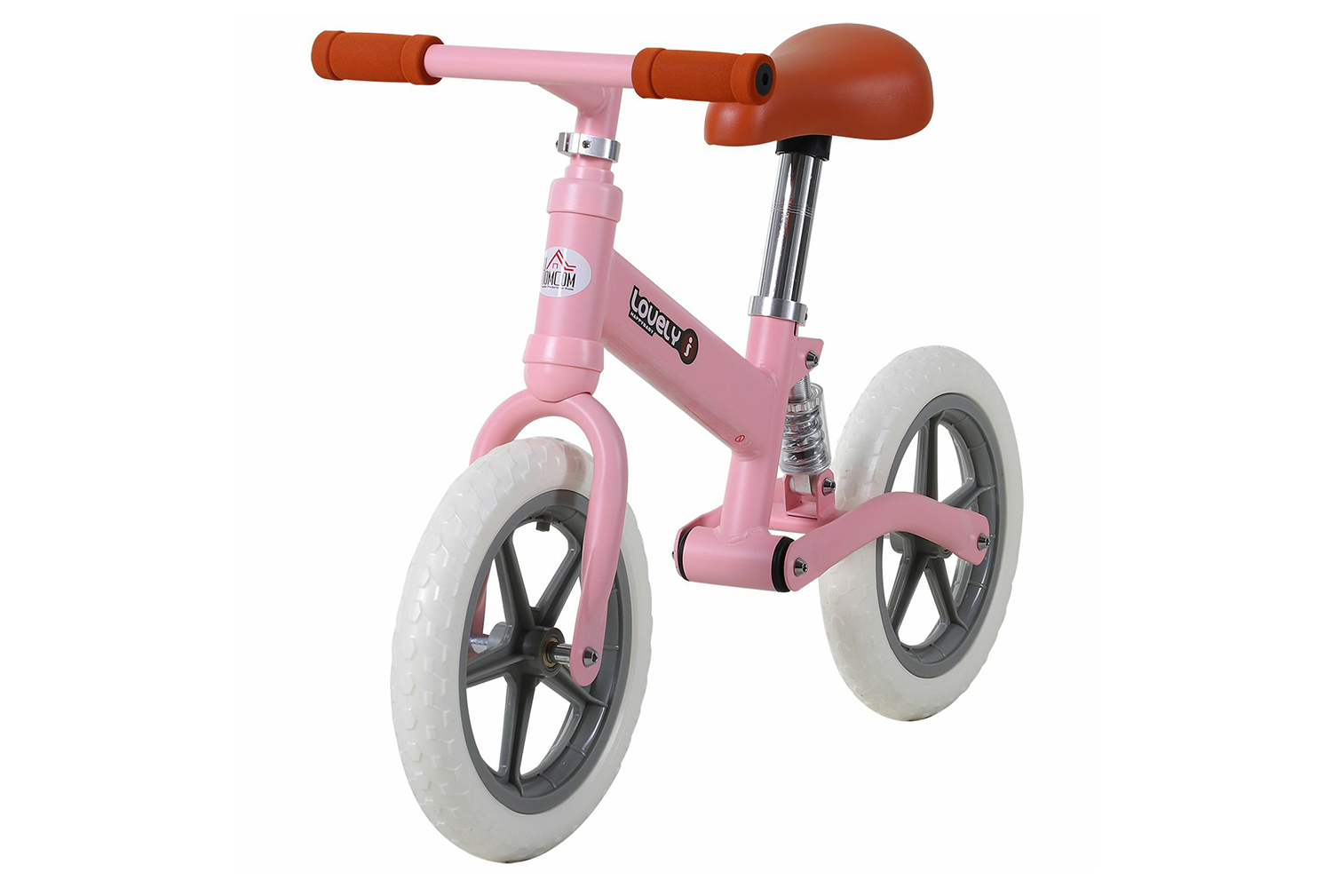 Homcom 370-090PK Kids Balance Bike | Pink