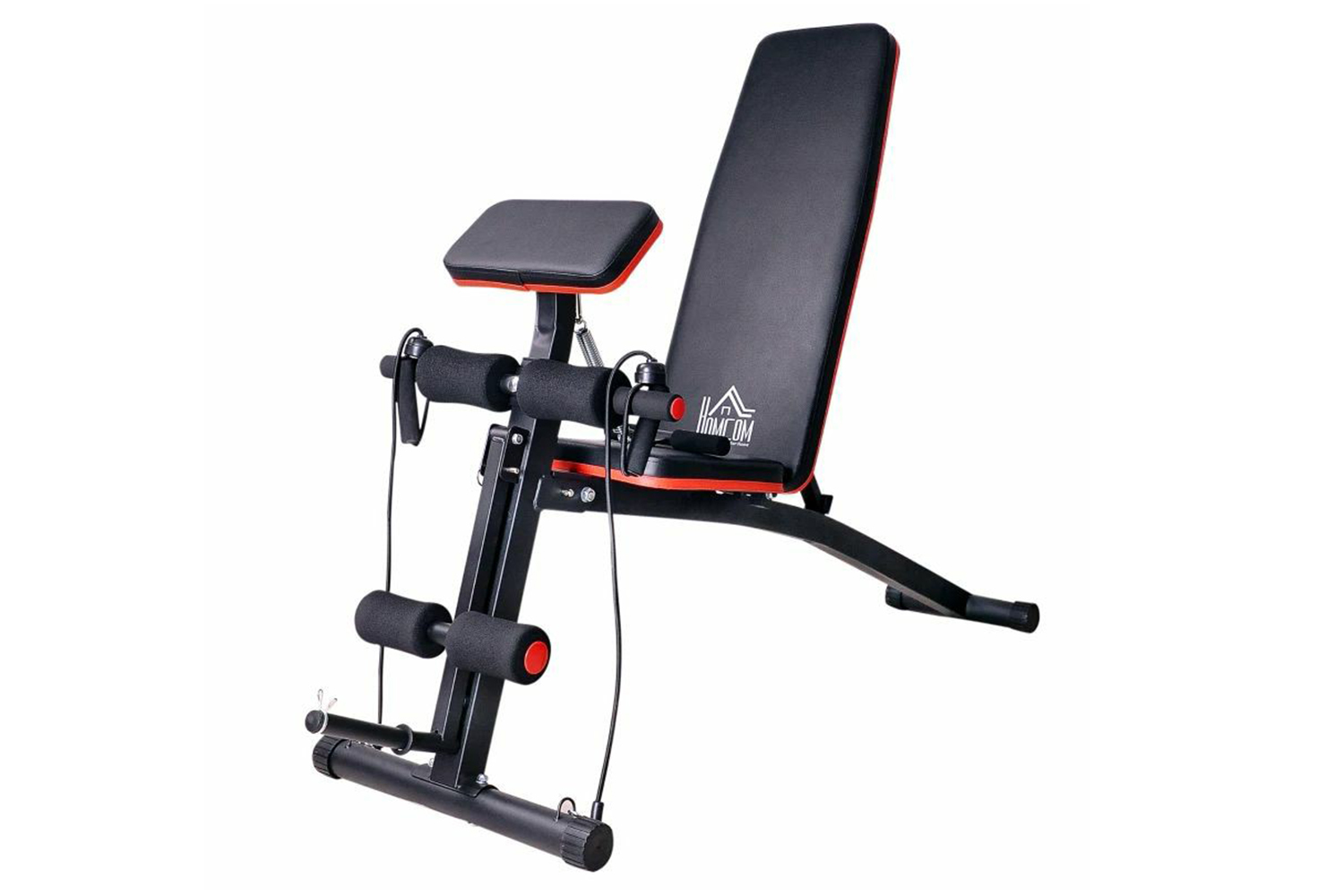 Homcom A91-062 Foldable Exercise Bench | Black/Red