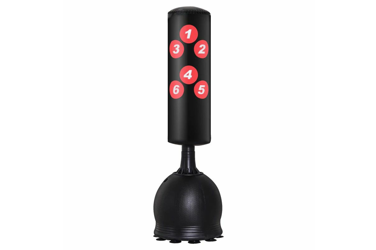 Homcom A91-063 Punching Bag Standing with Refilled Base of Water | Black