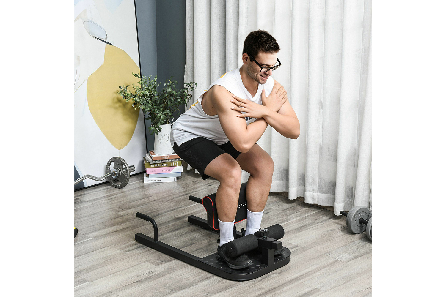 Homcom A91-069 - Squat Machine, Home Gym