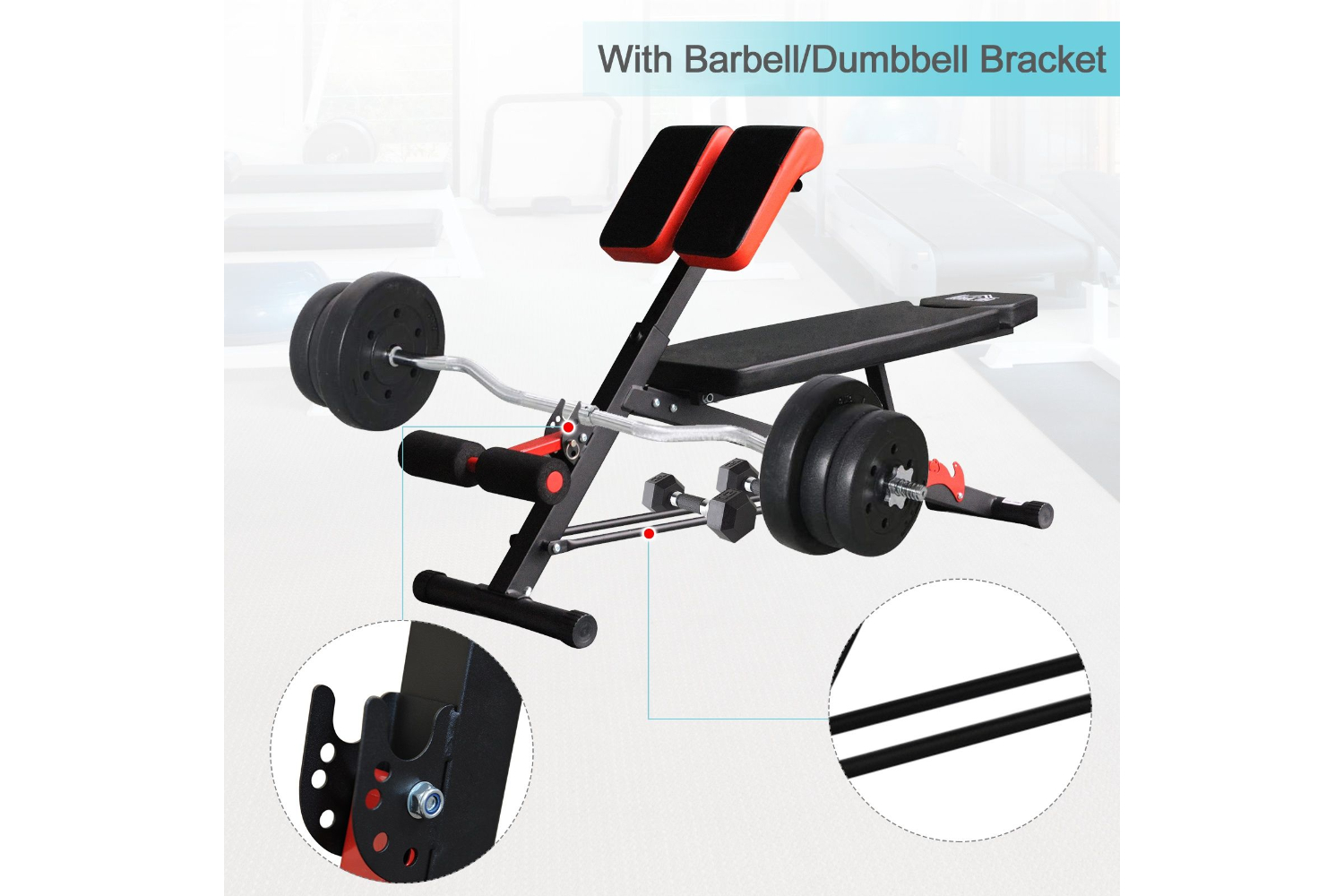 Multifunctional discount dumbbell bench