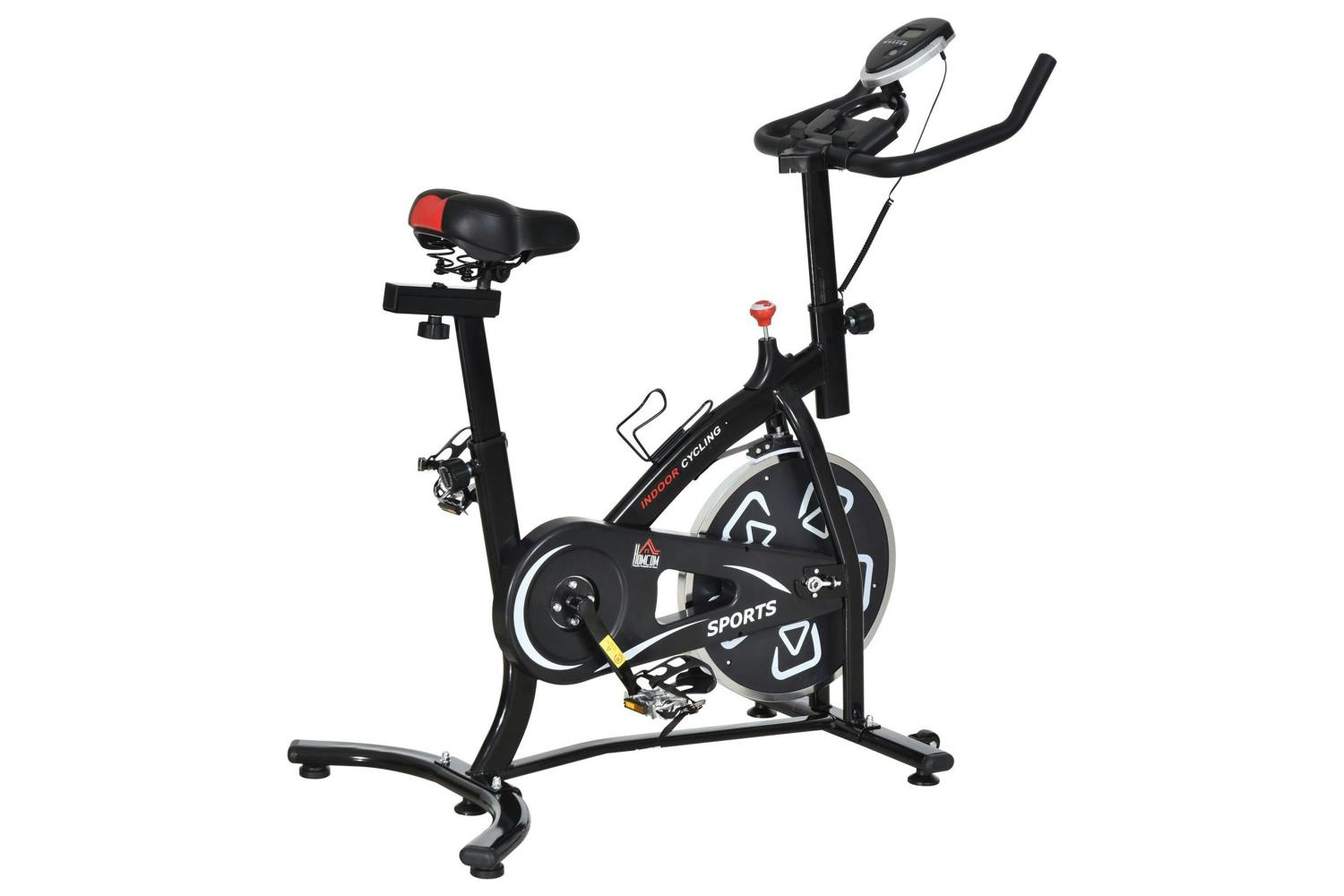 Homcom A91-094BK Exercise Bike w/ LCD Monitor Black Ireland