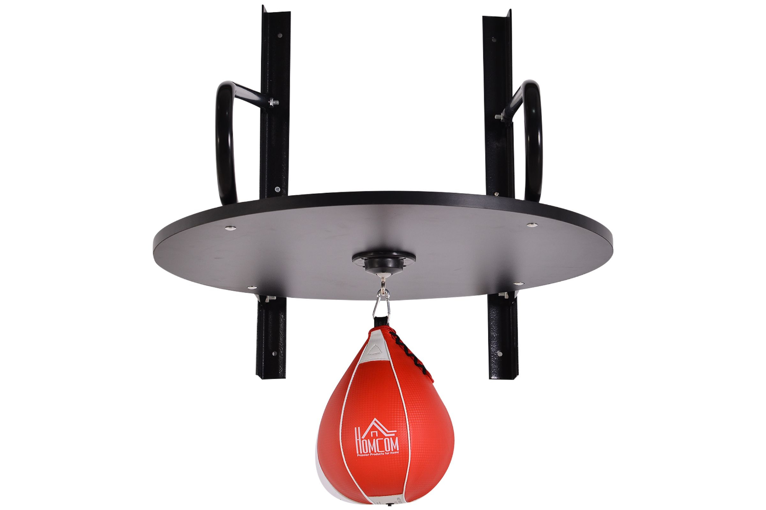Homcom A91-098 Leather Boxing Speedball w/ Steel Frame
