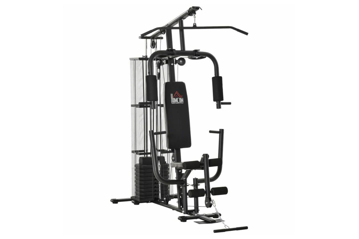 Homcom A91-134bk - Multi-exercise Gym Station, Home Workout