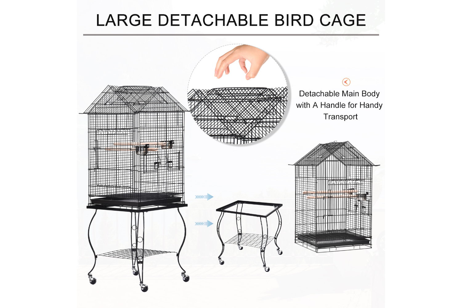 Metal bird cages outlet for sale