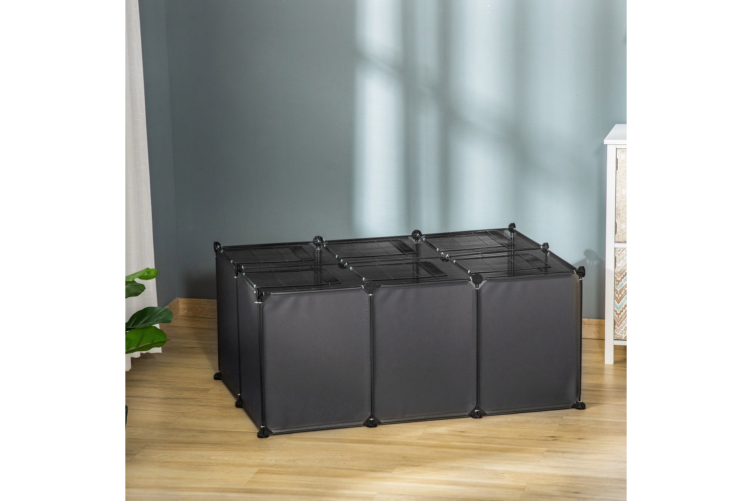 PawHut D51-258GY Small Animal Cage | Grey