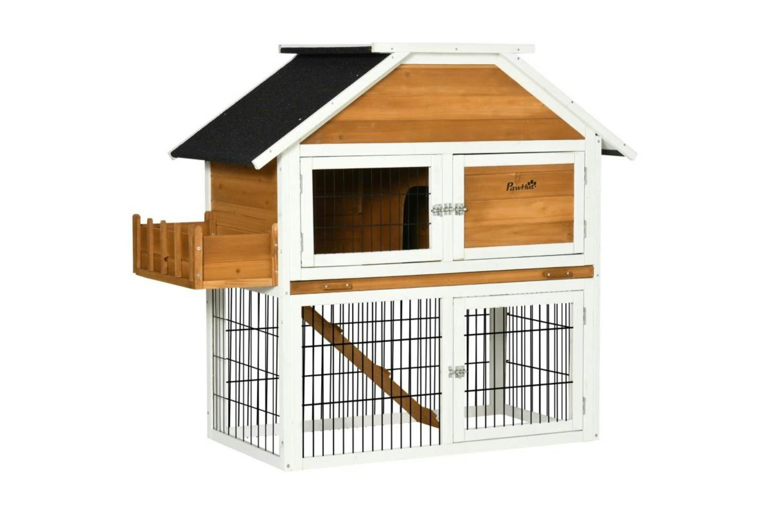 PawHut D51-266ND Small Animal House | Natural