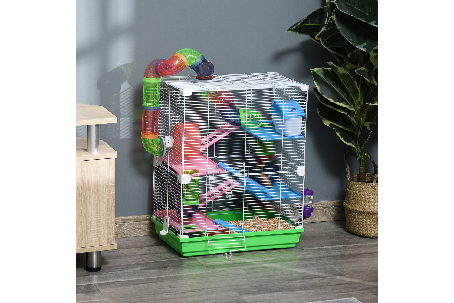 PawHut D51-214 5 Tier Hamster Cage