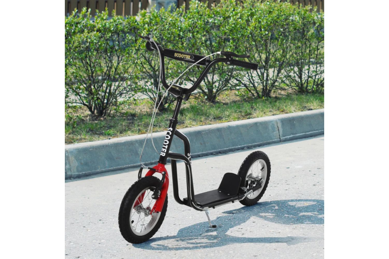 Homcom 371-015BK Kids Stunt Scooter | Black