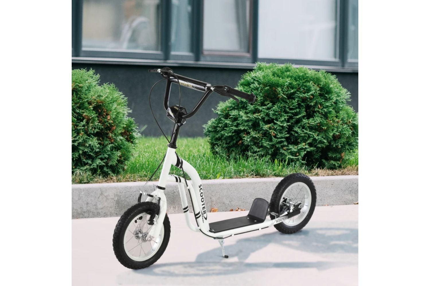 Homcom 371-017WT Kids Kick Scooter | White