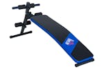 Homcom A90-142 Sit-up Workout Bench | Steel Black & Blue