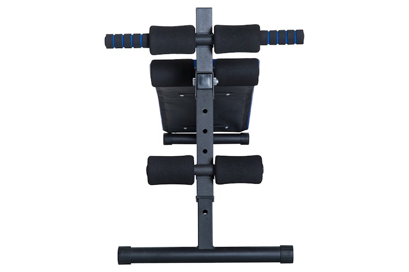 Homcom A90-142 Sit-up Workout Bench | Steel Black & Blue