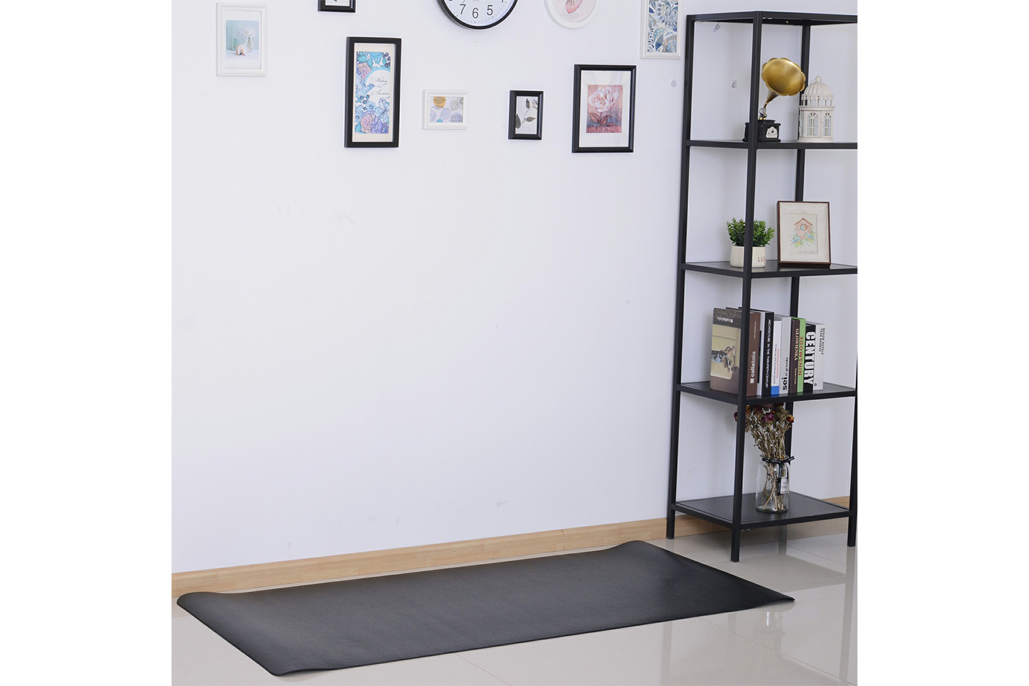 Homcom A93-035 Thick Equipment Mat | Black