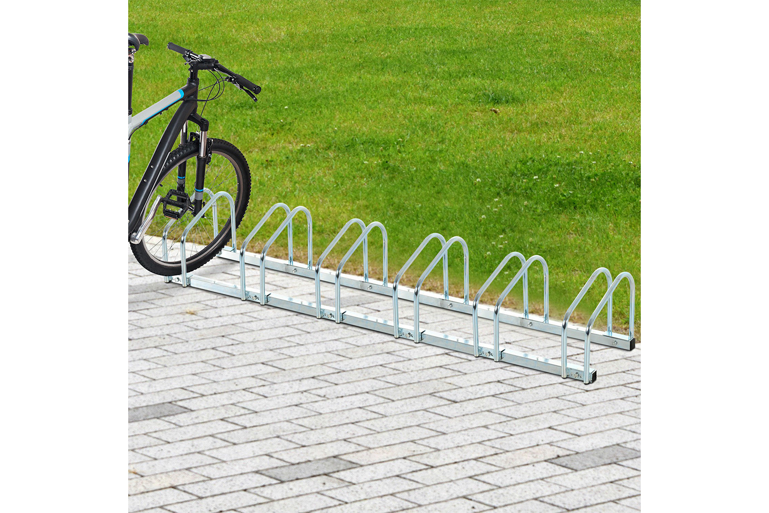 Homcom AA0-026 6 Stationary Bike Stand | Silver