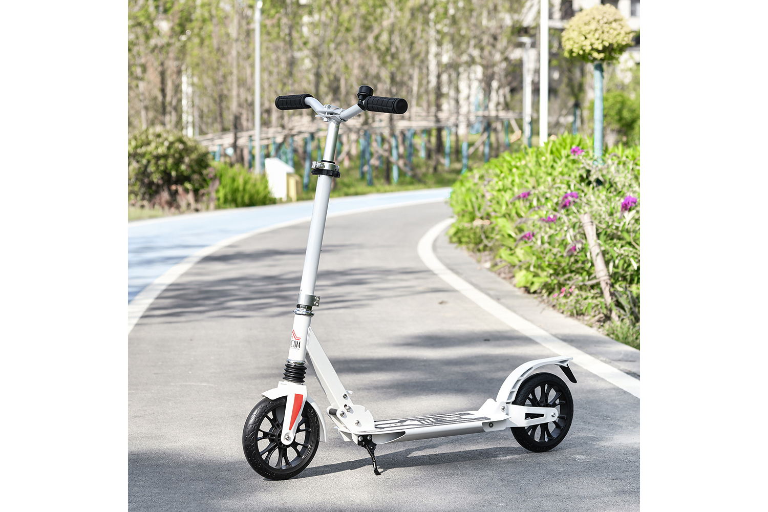 Homcom AA1-084 Height Adjustable Kick Scooter | White