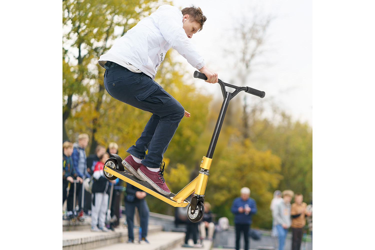 Homcom AA1-091 Stunt Scooter | Gold Tone