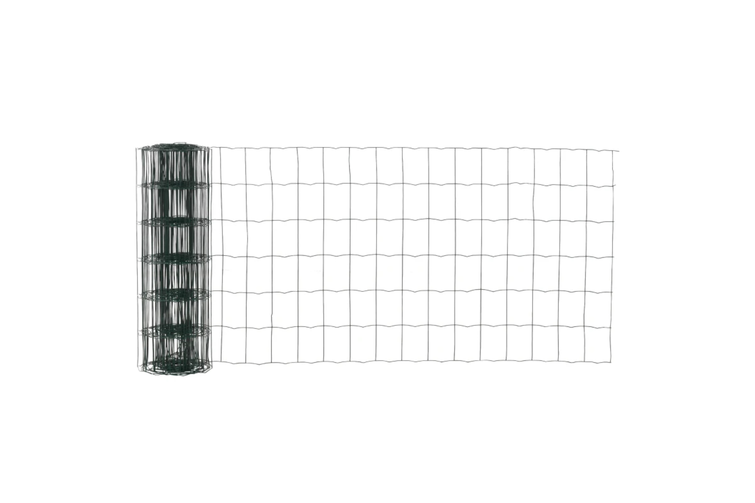 Pawhut D06-136 Foldable PVC Coated Welded Garden Fence | Green