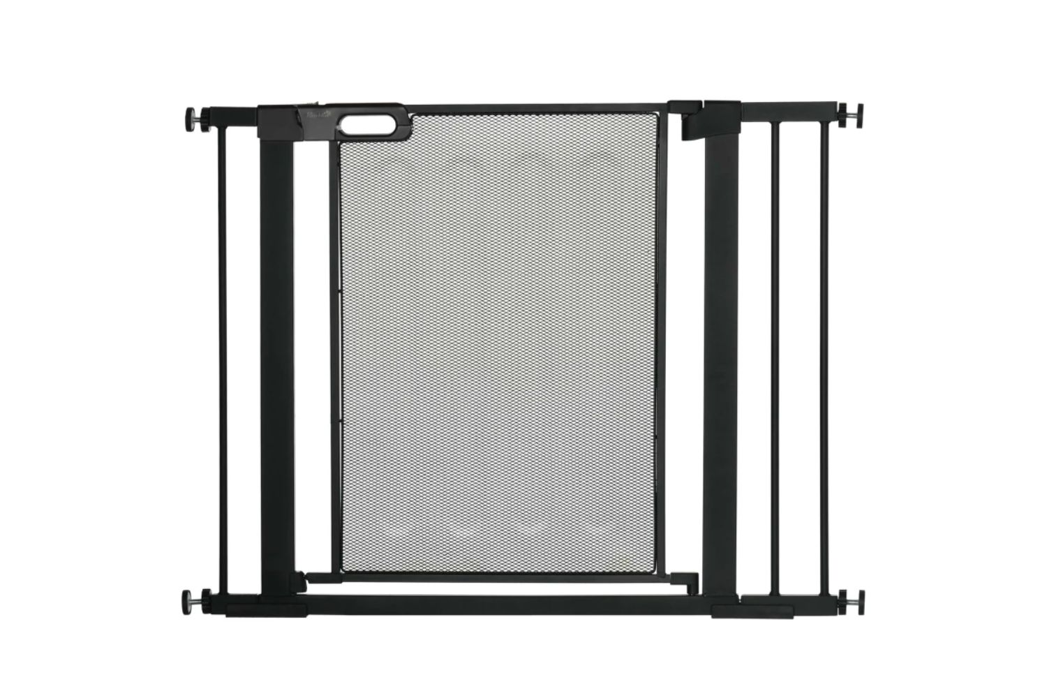 PawHut D06-144V01BK Pressure Adjustable Fit Safety Gate | Black