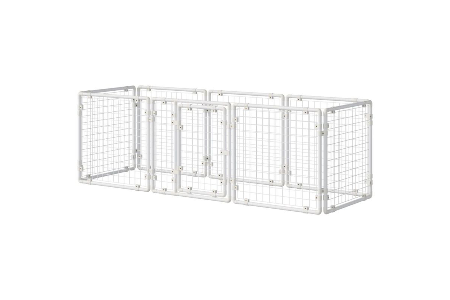 PawHut D51-322 Large Bunny Cage with Door | 9 Pieces