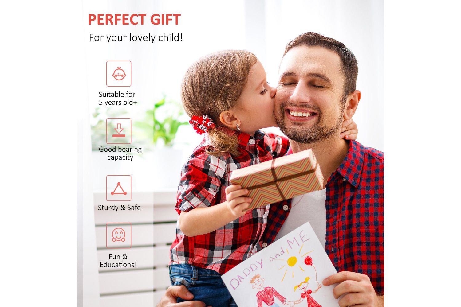 Homcom 371-015BK Kids Stunt Scooter | Black