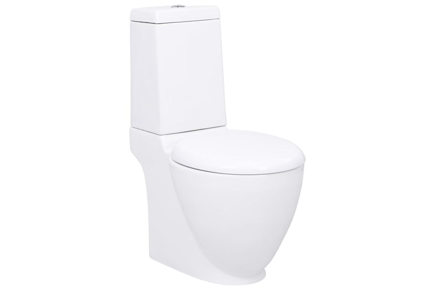 vidaXL 240376 Ceramic Toilet Back Water Flow White