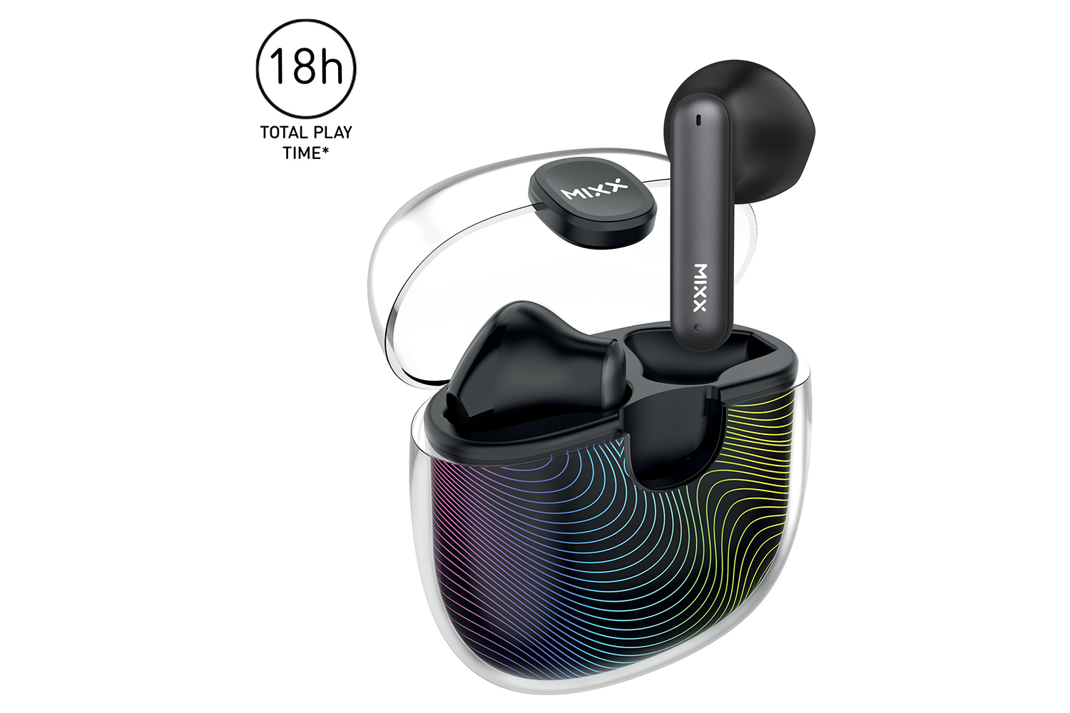 Mixx Streambuds Colourchroma 2 Wireless Earbuds Black Ireland