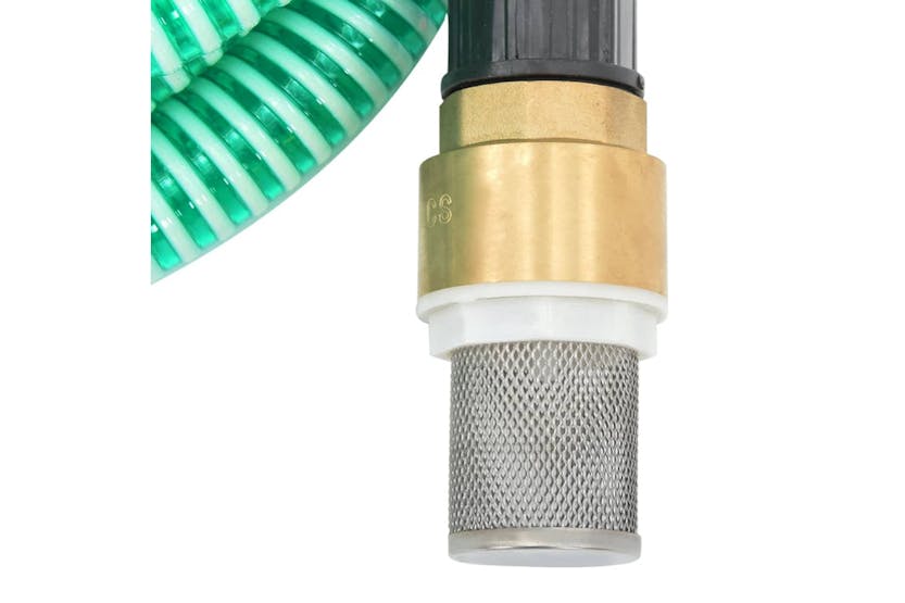 Vidaxl 151038 Suction Hose With Brass Connectors 3 M 25 Mm Green