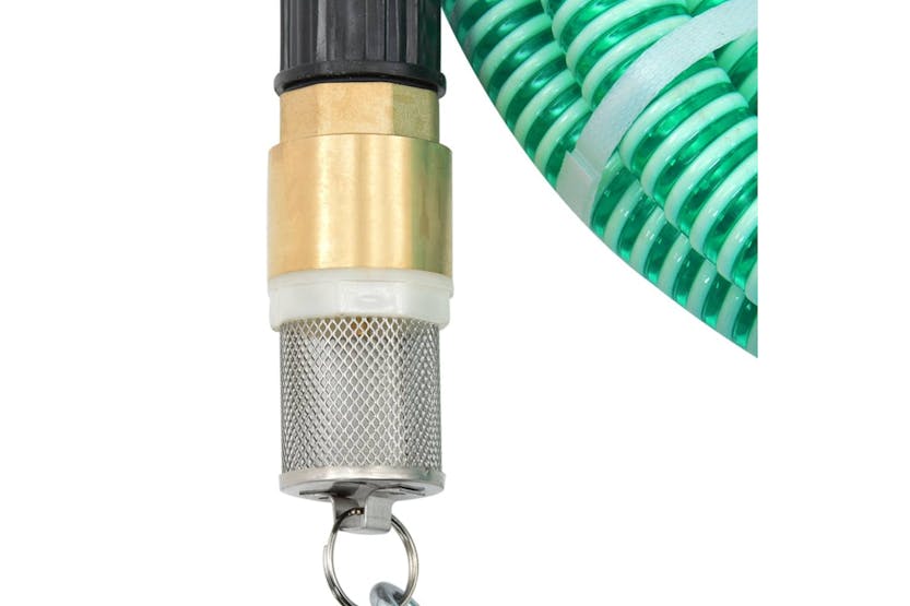 Vidaxl 151051 Suction Hose With Brass Connectors 20 M 25 Mm Green