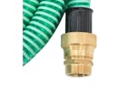 Vidaxl 151041 Suction Hose With Brass Connectors 4 M 25 Mm Green