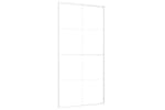 Vidaxl 151677 Sliding Door Frosted Esg Glass And Aluminium 102.5x205 Cm White