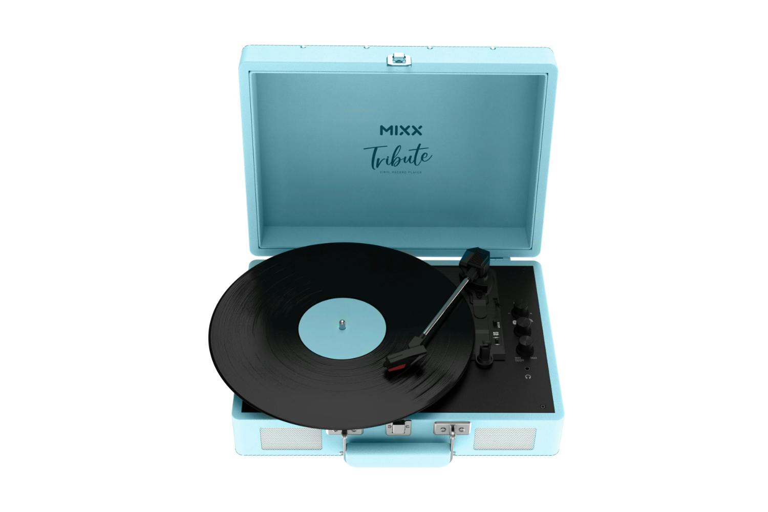 Mixx Tribute Vinyl Record Player | MTRPSVTB350 | Turquoise Blue