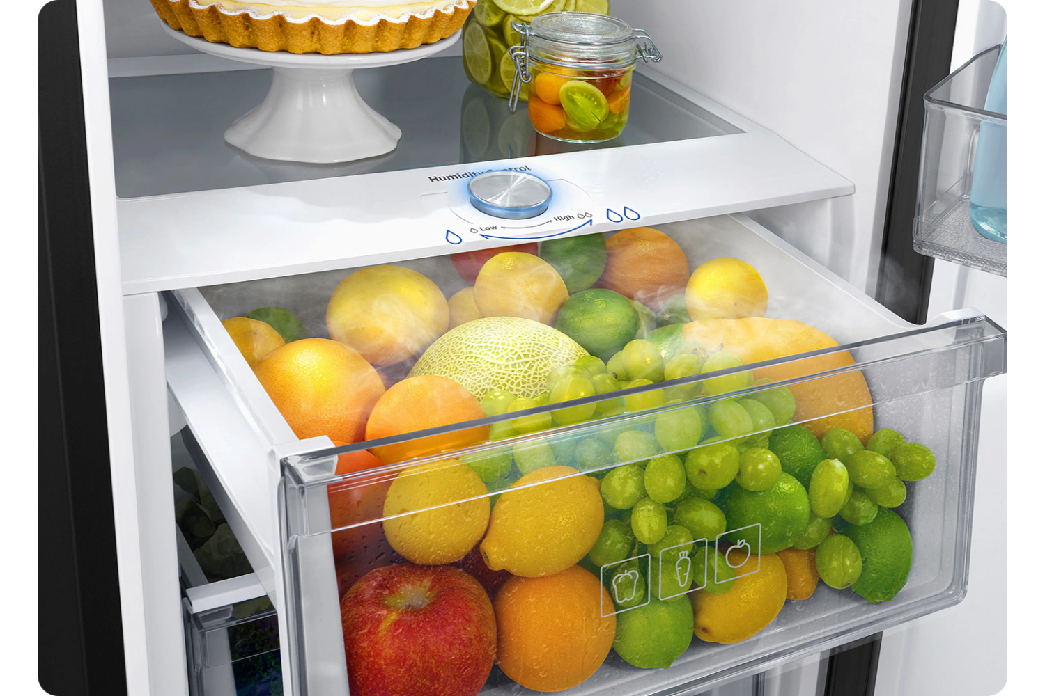 Samsung RR7000 Freestanding Larder Fridge with NonPlumbed Water